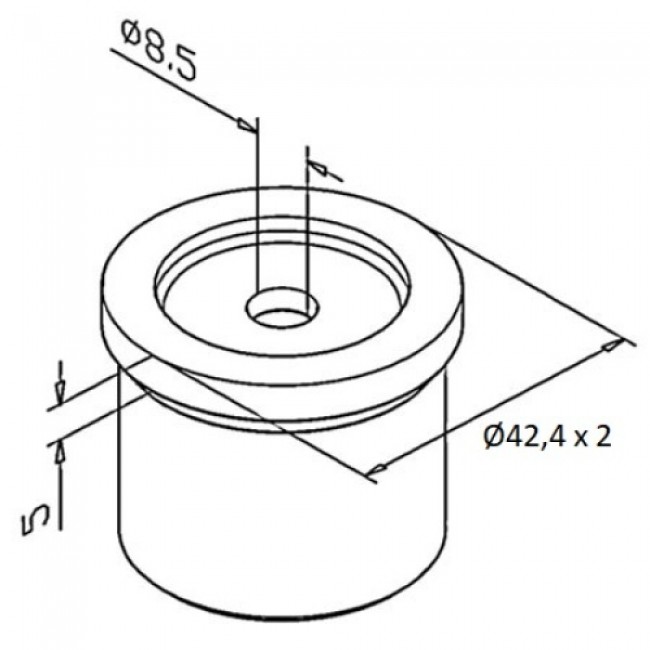 schema Embase pour main-courante 42,4 millimètres - support plat.jpg Design Production