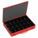 Boîte à outils métal - 18 cases Sori