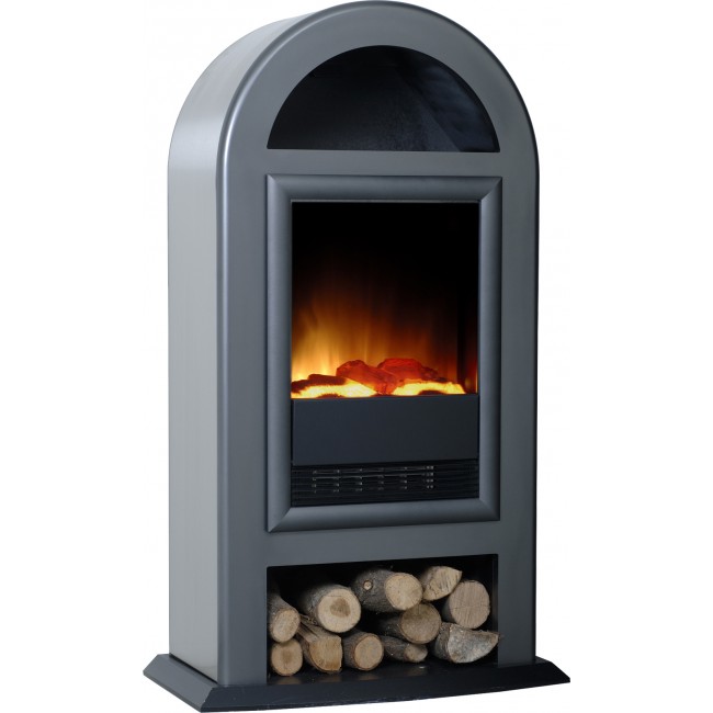 Poêle électrique Nordic de Luxe - 1000w/2000w noir GLEN DIMPLEX