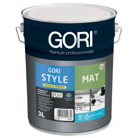 Peinture acrylique murs et plafonds Gori Style mat phase aqueuse Gori