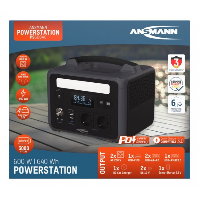 Station électrique portable - 600W - PS600AC - Bricozor 10.jpg ANSMANN
