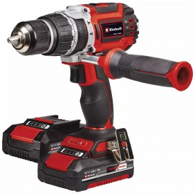 Perceuse à percussion sans fil pro - TP-CD 18/60 Li- i BL (2x2,0Ah) + 39 accessoires EINHELL