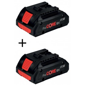 Lot de 2 batteries Pro Core 18V- 4Ah - 1600A016GB BOSCH