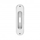 Poignée cuvette ovale - pour porte à galandage - série Z1702 - chromé KARCHER DESIGN
