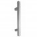 Poignée de porte battante droite - inox 304 - profil carré - série 615