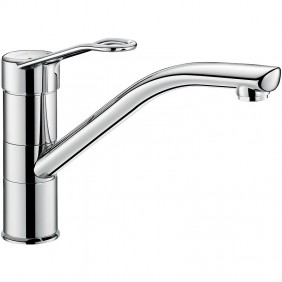 Mitigeur d'évier - à bec orientable et manette ajourée DELABIE