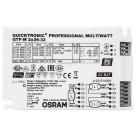 Ballast d'éclairage pour tubes fluorescents - Quicktronic Multiwatt OSRAM