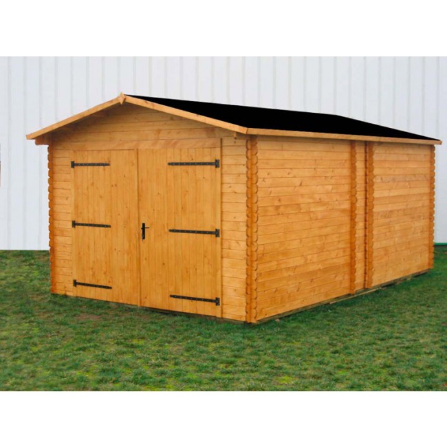 Garage en bois 17,19 m2 Dorna 3554 HABRITA