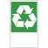 Panneau de recyclage des déchets - 330 x 200 mm