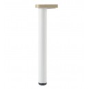 Pied de table acier 620 seul - Ø80 mm CAMAR