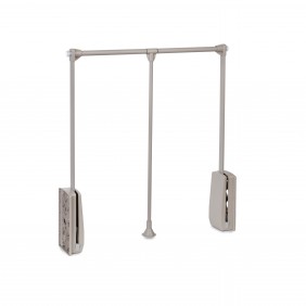 Penderie escamotable Hang gris pierre - charge 12 kg EMUCA