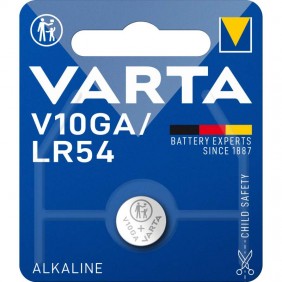 Pile bouton - LR54/V10GA - 1,50V - Alcaline VARTA