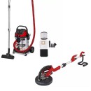Pack aspirateur eau et poussières 50L - 1300W - classe L + ponceuse murale 600W EINHELL