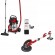 Pack aspirateur eau et poussières 50L - 1300W - classe L + ponceuse murale 600W