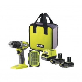 Perceuse à percussion Brushless 18V ONE+™ + 2x2Ah + 31 accessoires - RPD18BL1-2C20SA31 RYOBI