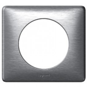 Plaque Céliane - 1 poste - Aluminium anodisé LEGRAND