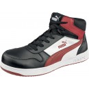 Baskets de sécurité Frontcourt MID Red S3L ESD FO HRO SR noir et rouge PUMA
