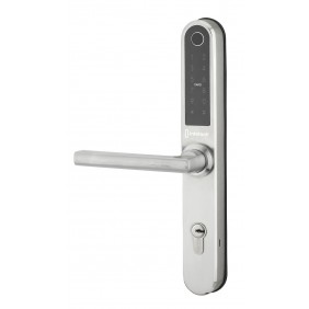 Poignées de porte sur plaques - électroniques - Intelock Multi - argent THIRARD