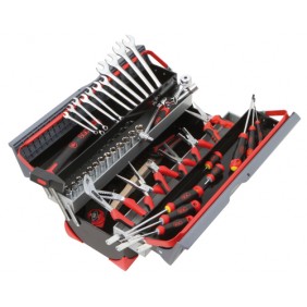 Boîte à outils bi-matière - 50 outils mécaniques - travail autonome SAM OUTILLAGE
