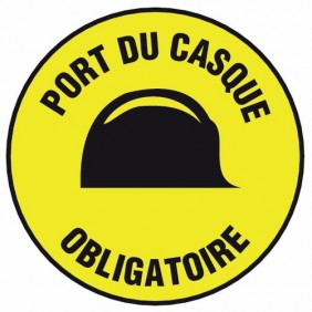 Disques rigides - Port du casque obligatoire NOVAP