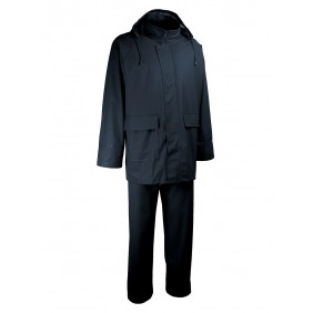 Ensemble de pluie PU veste + pantalon VPLRAINY - bleu marine SINGER SAFETY