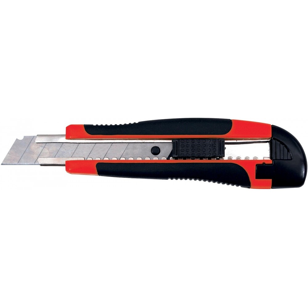 Cutter professionnel bi-matière avec lames 18 mm MOB | Bricozor