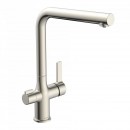 Mitigeur cuisine avec système de filtration - aspect inox - AQUASTAR PRO SCHÜTTE