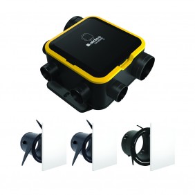 Kit VMC autoréglable simple flux EasyHome Auto DHU Compact ALDES