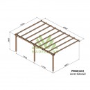 Pergola adossée en bois Lloret  6 x 4,2 x 2,49 m - PMA01164.jpg MADERLAND