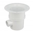 Siphon de sol nu pour sols souples - sortie VØ50/63 ou HØ50 NICOLL