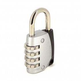Cadenas à code - anse acier cémenté - type 155 - 4 molettes ABUS
