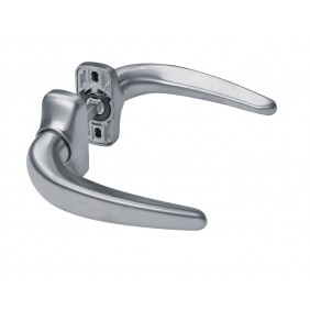5 paires de poignées sur rosaces Horus pour portes alu - inox PVD FAPIM