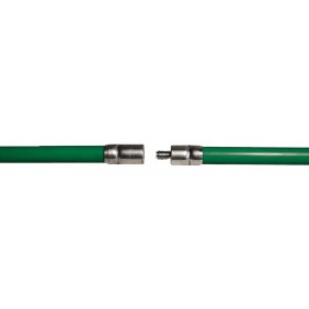 Canne de ramonage verte - raccord 12x175 Ø20 mm - longueur 1,5 m PROGALVA