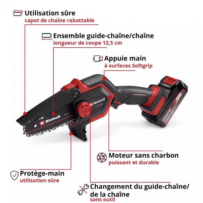 Élagueuse sans fil GE-PS 18:15 Li Bag Kit - Power X-Change - Bricozor 3.jpeg EINHELL