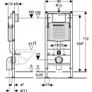 Bati support mural Duofix GEBERIT