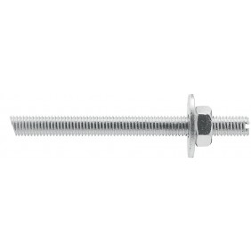 Tiges filetées inox A4 avec écrous et rondelles - embout biseau 45° G&B FISSAGGI