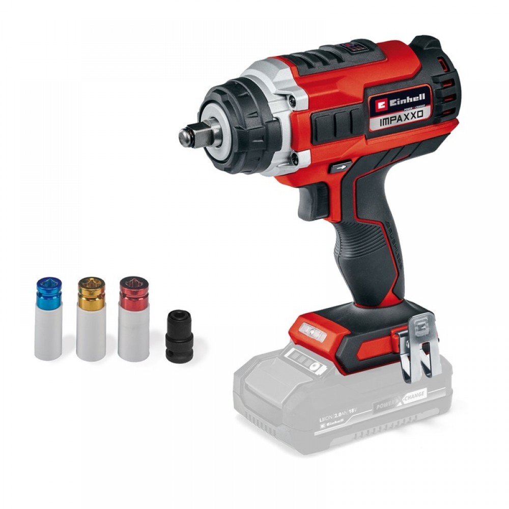 ENEACRO Clé à Chocs Sans Fil 20V 1000Nm - Batterie 4Ah, Moteur Brushless, 3 Vitesses & LED - Kit Complet
