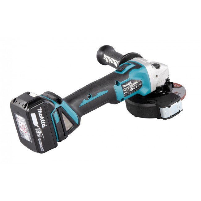 Meuleuse sans fil LXT® 18V - Ø125mm - 2 batteries 5Ah + chargeur - DGA506RTJ - Bricozor 3.jpg MAKITA
