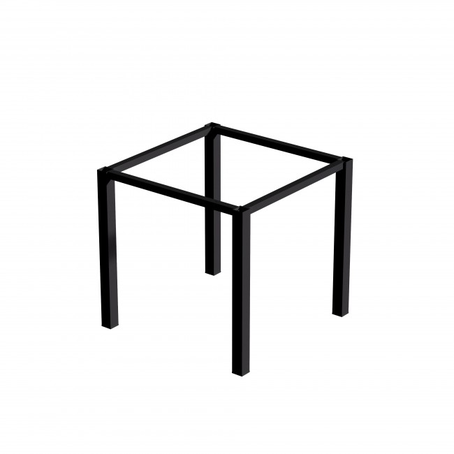 Pieds et cadre pour table - acier - rigide - 750x750 - noir - Bricozor 4.jpeg EMUCA