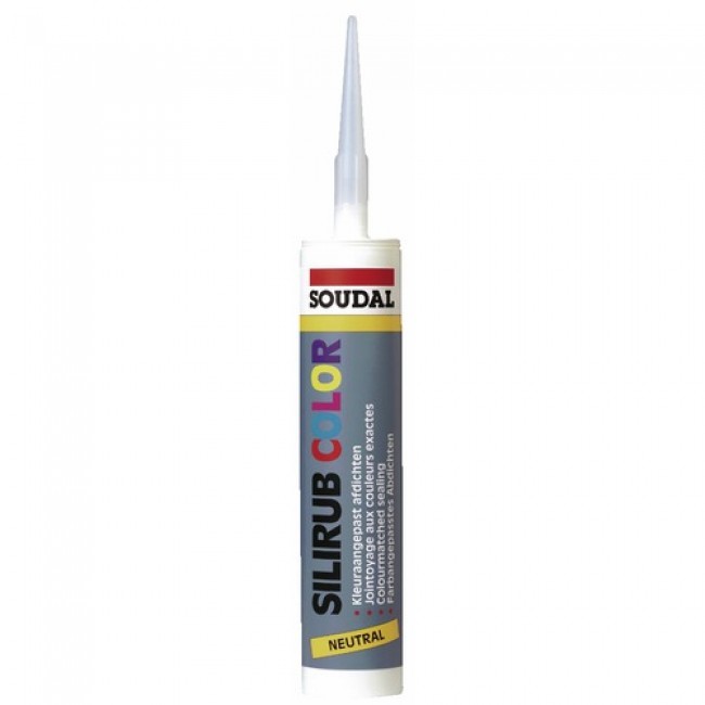 Mastic Silicone Neutre - Menuiserie - Multi-coloris - Silirub Color ...