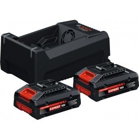 Pack 2 batteries Expert 18V + 1 chargeur GAL 12V/18V-80 BOSCH