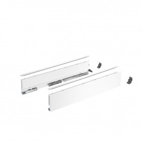 Kit profils côtés AvanTech YOU tiroir simple hauteur 101mm - blanc HETTICH
