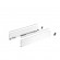 Kit profils côtés AvanTech YOU tiroir simple hauteur 101mm - blanc