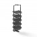 Porte-chaussures pivotant pour intérieur d'armoire Quartz - titane