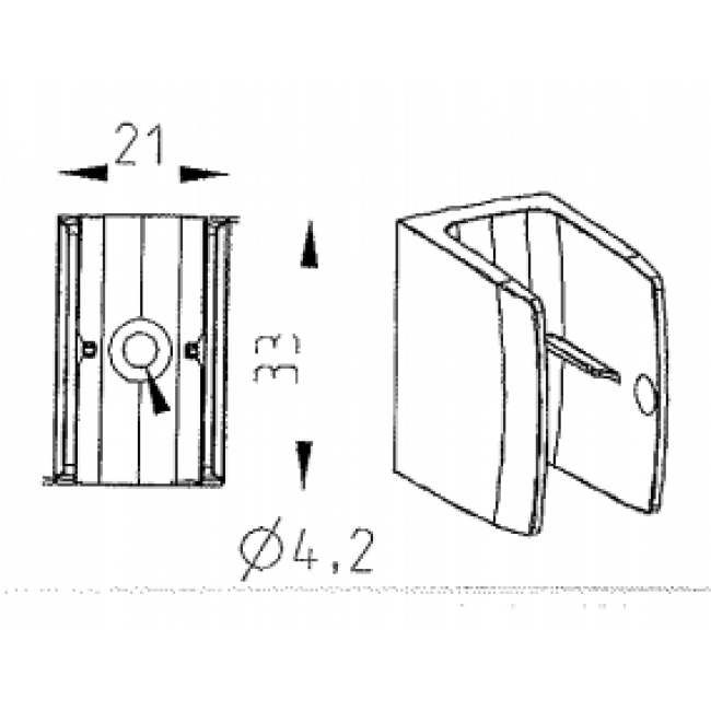 Schéma - Clip de volet roulant Strauss Vonderweidt
