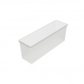 Bac de rangement en plastique pour placards et dressings Quartz EMUCA