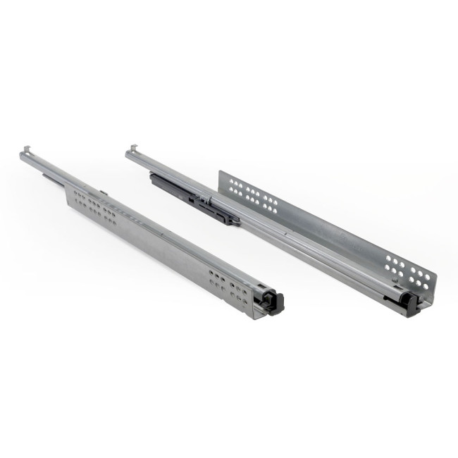 Coulisses Quadro V6 Silent à enfichage - charge 30kg - sortie totale HETTICH
