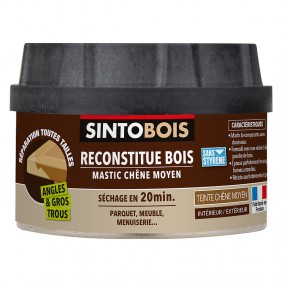 Mastic à bois Sintobois Reconstitue Bois pour parties manquantes SINTO