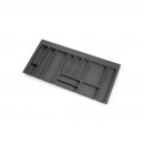Range-couverts - universel - recoupable - plastique anthracite - Optima EMUCA