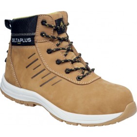 Chaussures de sécurité hautes SAGA2 S3S HRO WPA FO A E SR - cuir jaune DELTA PLUS